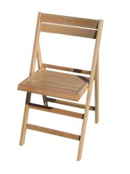 Krzesło MARIUSZ  solidne-wzmocnione składane drewniane w kolorze BUK