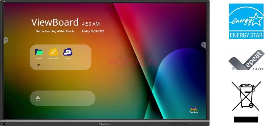 Monitor interaktywny ViewSonic ViewBoard IFP7550-5F 75 cali 4K