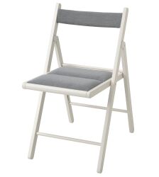 Krzesło TOMEK  białe tapicerowane