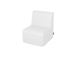 Fotel średni biały
